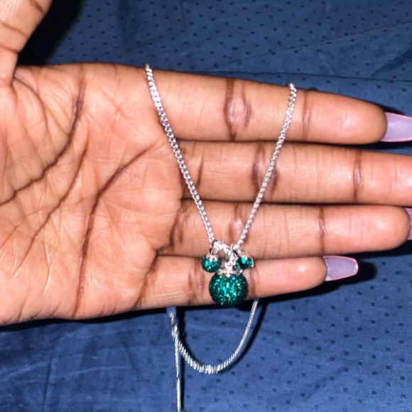 HILLBERG & BERK: Birthstone Sparkle Pendant Necklace. - Picture 4 of 4